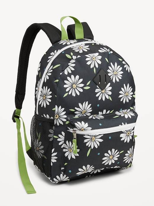 View large product image 1 of 2. Patterned Canvas Backpack for Girls