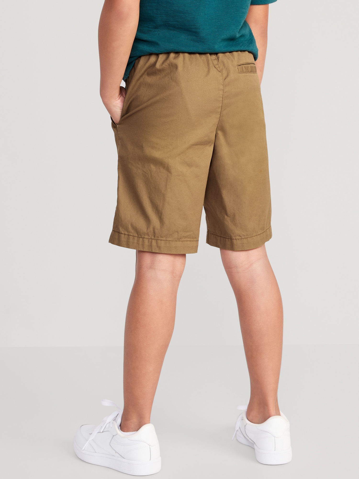 Knee Length Straight Twill Jogger Shorts for Boys Old Navy