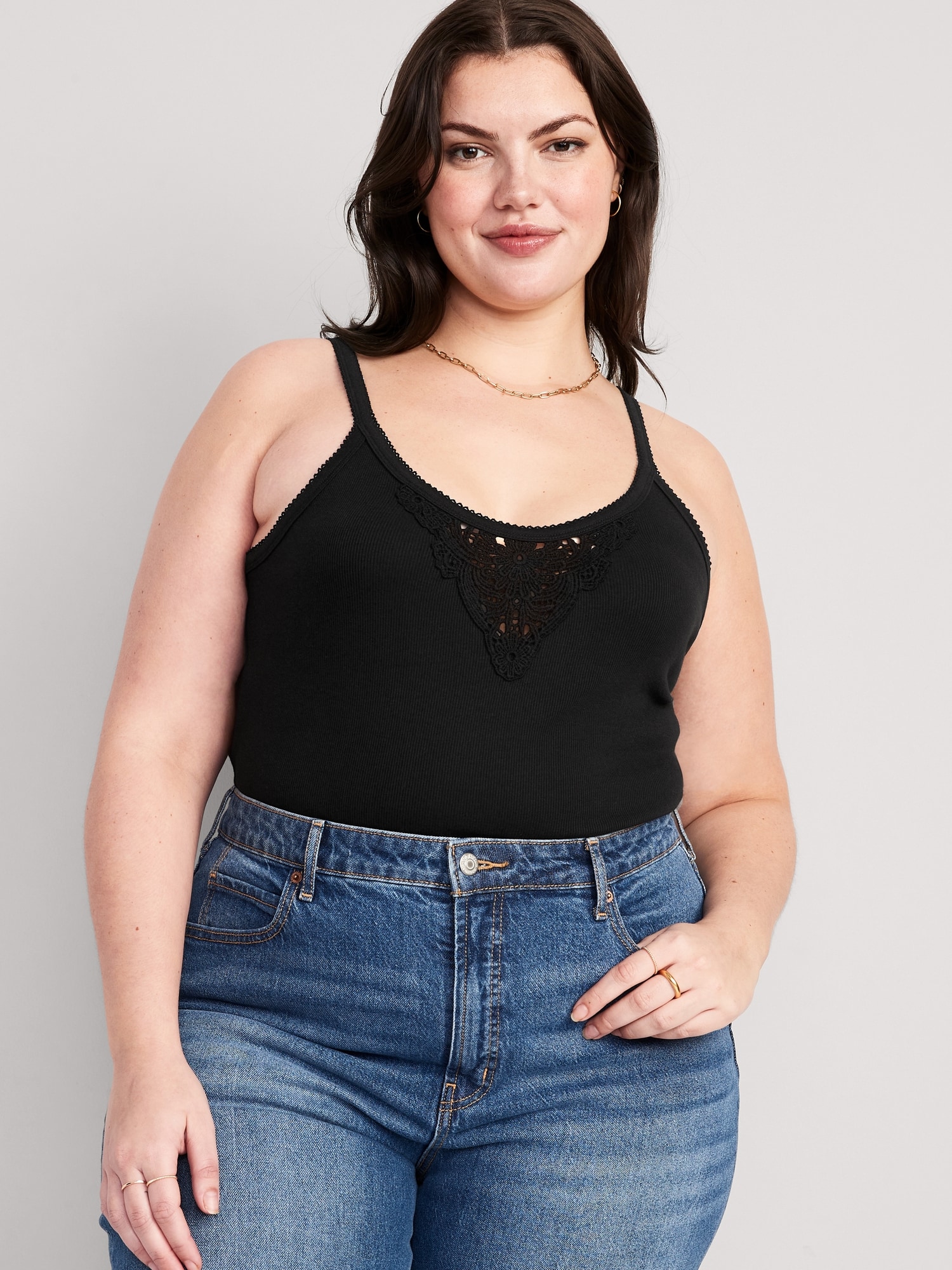 Lace-Trim Tank Top for Women | Old Navy