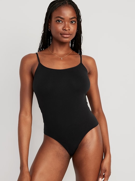 View large product image 1 of 8. Seamless Cami Bodysuit