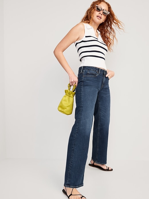 Mid-Rise Wide-Leg Jeans for Women | Old Navy