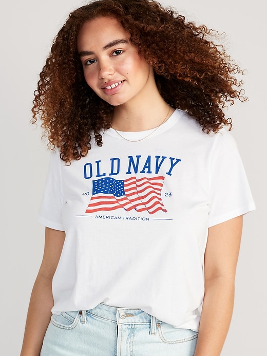 Image number 5 showing, Matching "Old Navy" Flag T-Shirt