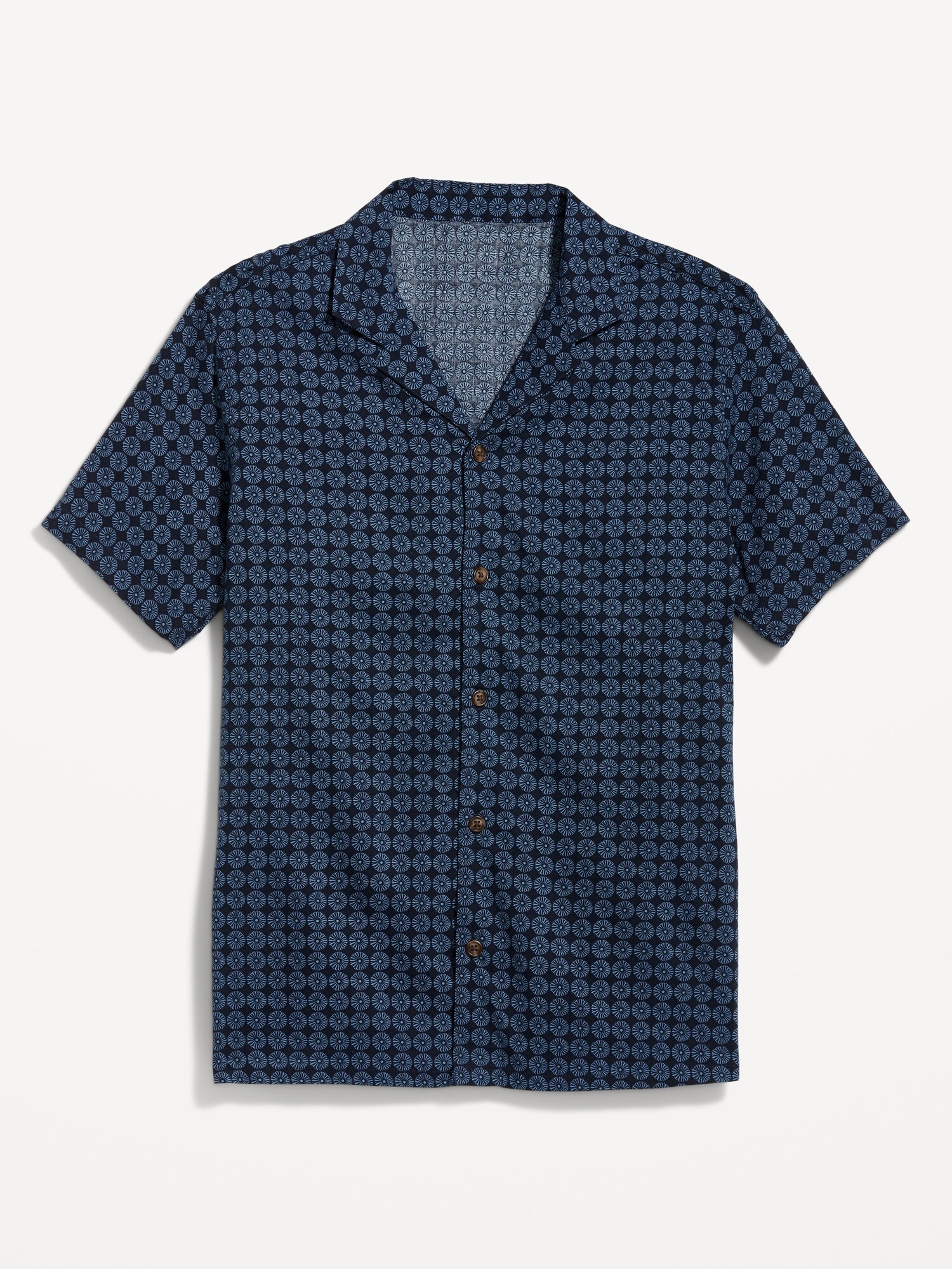 Short-Sleeve Printed Camp Shirt | Old Navy