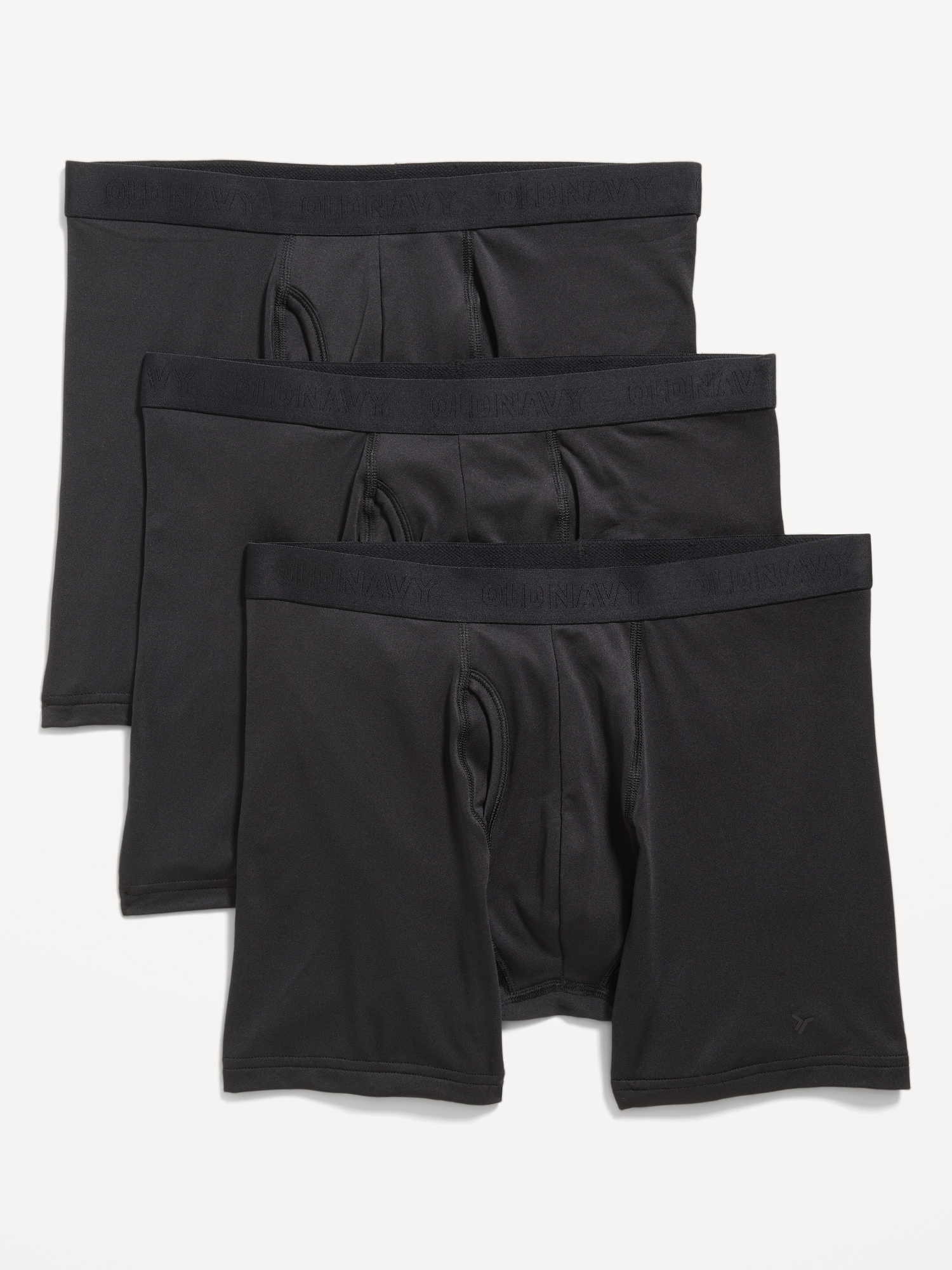 Go-Dry Cool Performance Boxer-Brief Underwear 3-Pack -- 5-inch