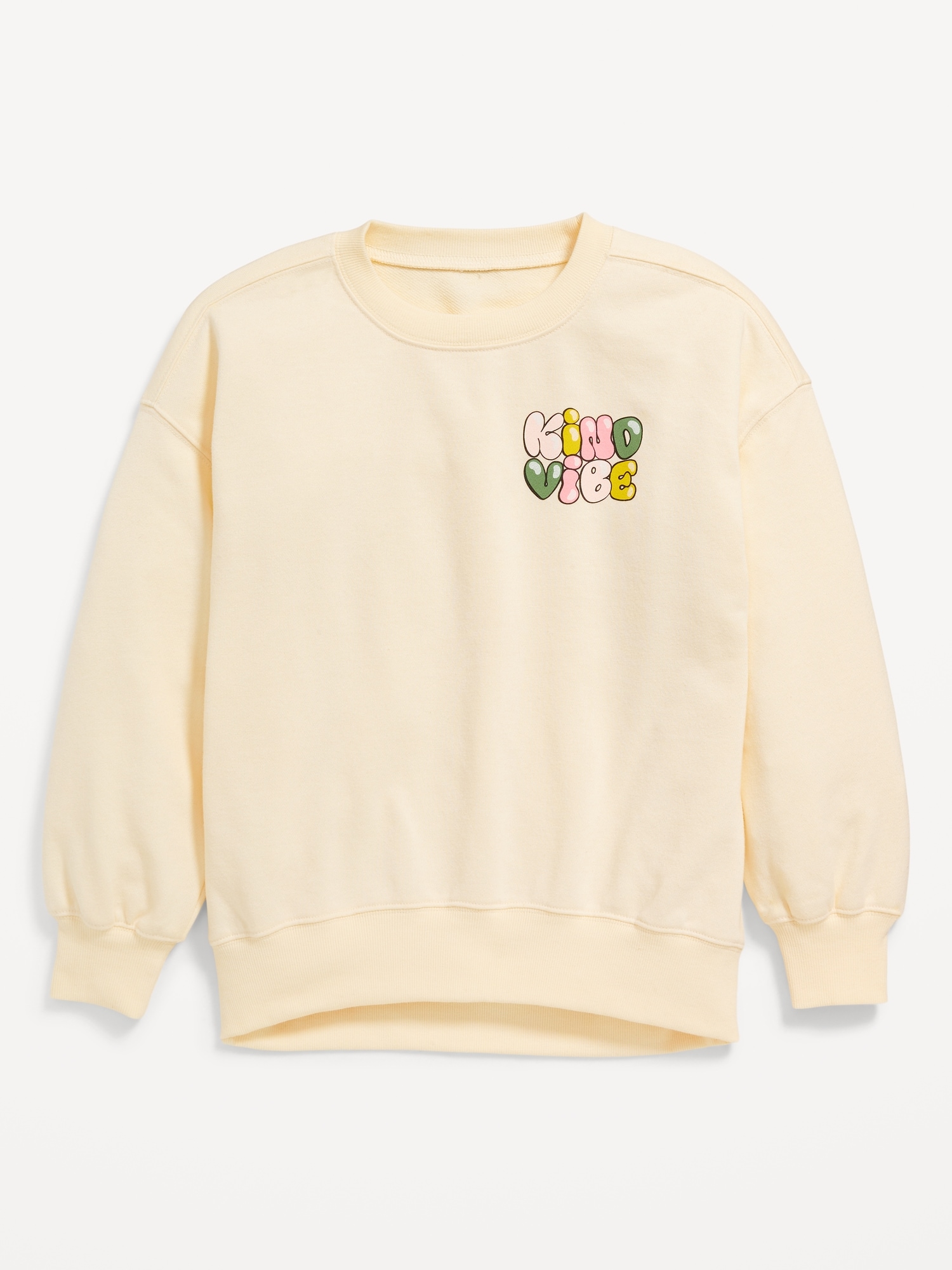 graphic crewneck sweatshirt