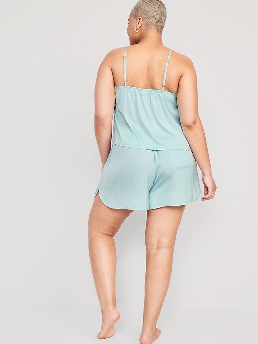 Satin Lounge Tank Top and Shorts Set Old Navy