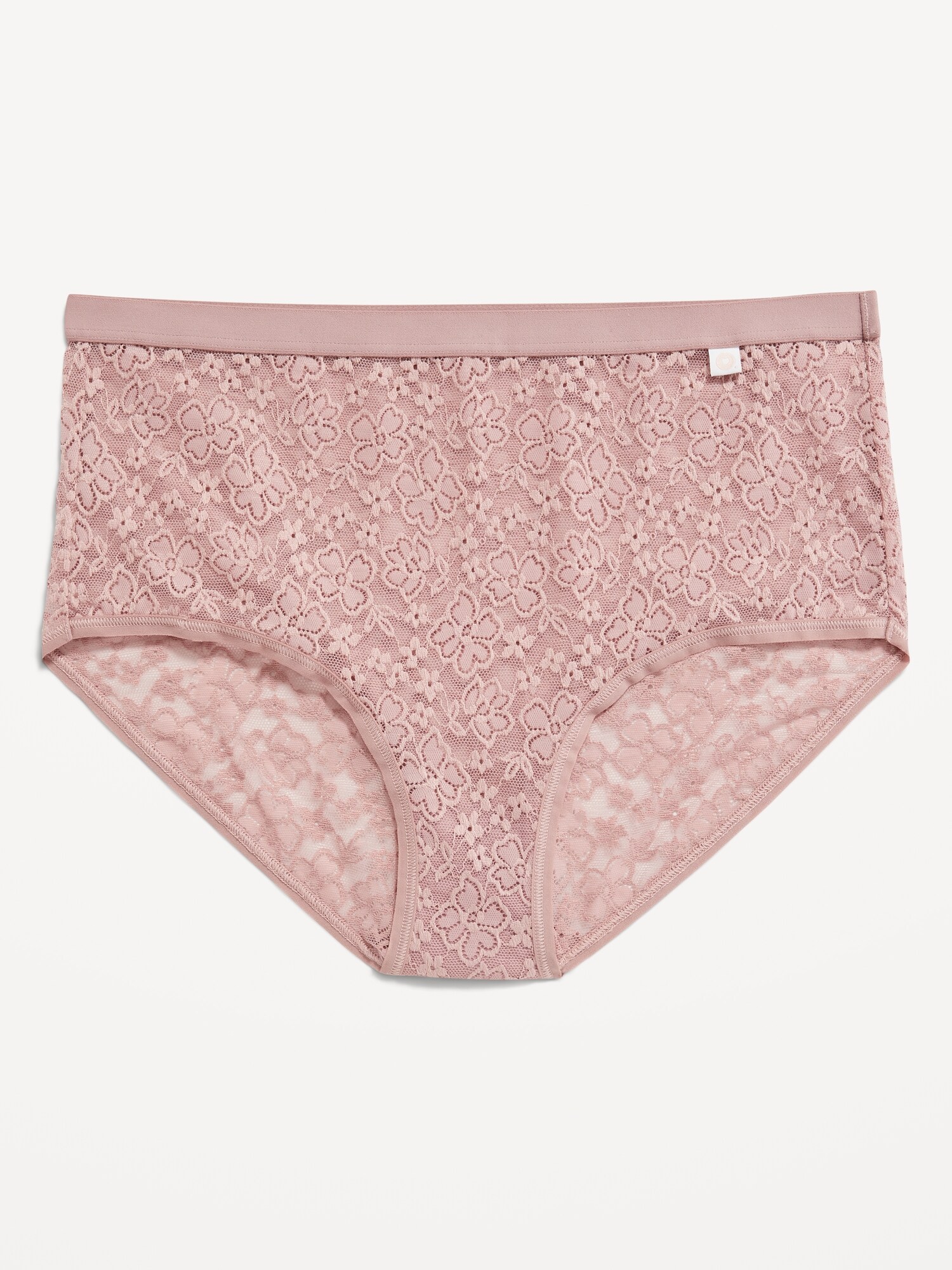 Old Navy High-Waisted Lace Bikini Underwear pink. 1
