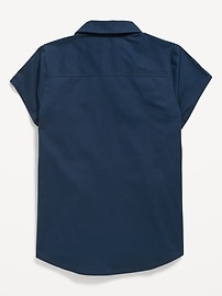 View large product image 3 of 3. School Uniform Short-Sleeve Shirt for Girls