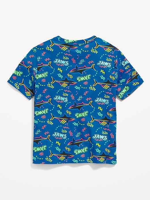 View large product image 2 of 2. JAWS™ Gender-Neutral T-Shirt for Kids