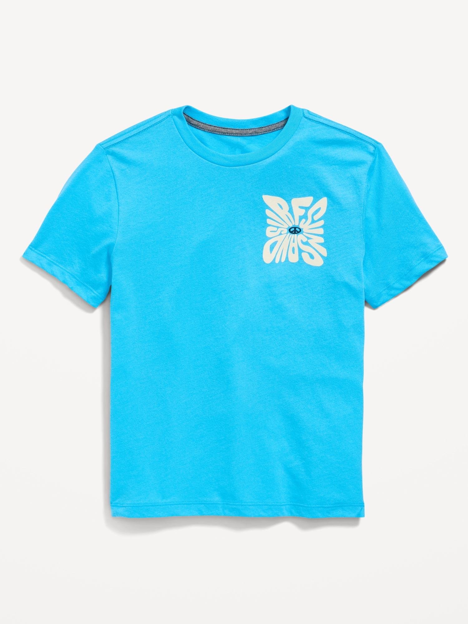 Old Navy Graphic Crew-Neck T-Shirt for Boys blue. 1
