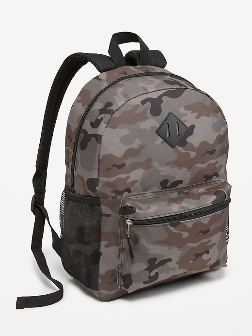 View large product image 1 of 1. Patterned Canvas Backpack for Kids
