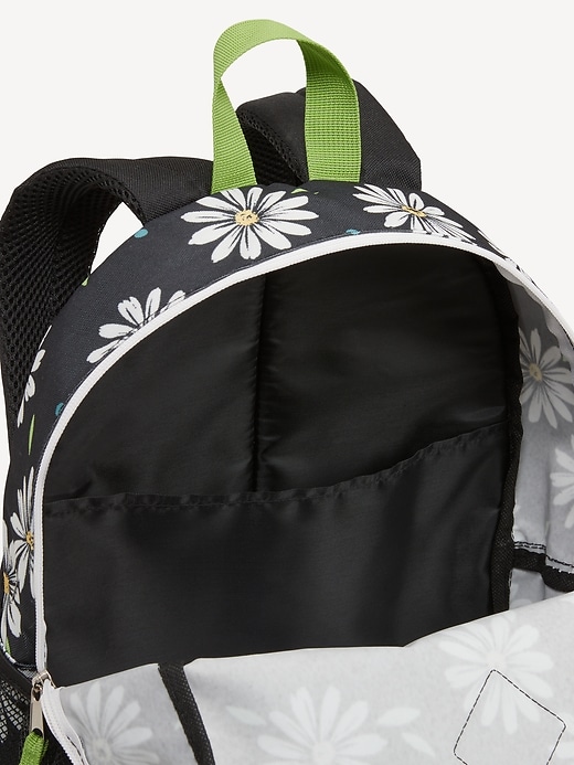 View large product image 2 of 2. Patterned Canvas Backpack for Girls