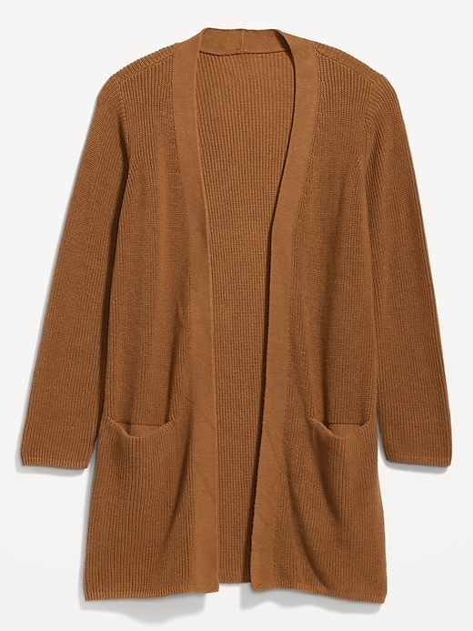 Image number 8 showing, Textured Open-Front Sweater
