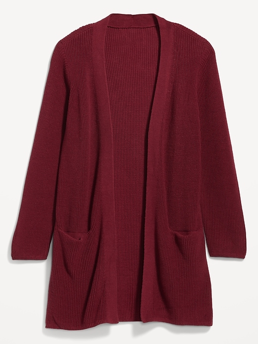 Image number 4 showing, Textured Open-Front Sweater