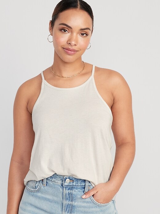 Image number 5 showing, Relaxed Halter Tank Top