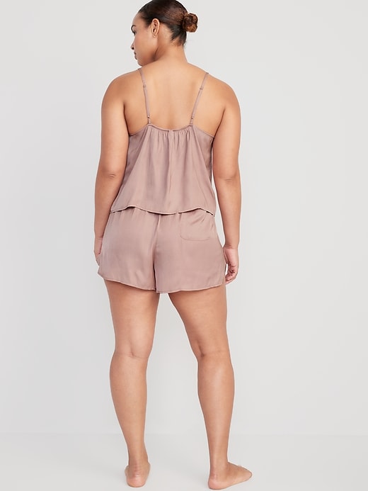Image number 6 showing, Satin Lounge Tank Top and Shorts Set