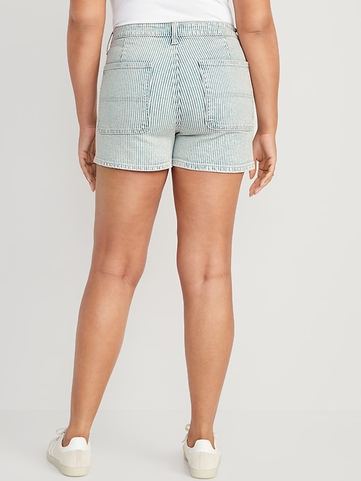 Image number 5 showing, High-Waisted OG Straight Utility Shorts -- 3-inch inseam