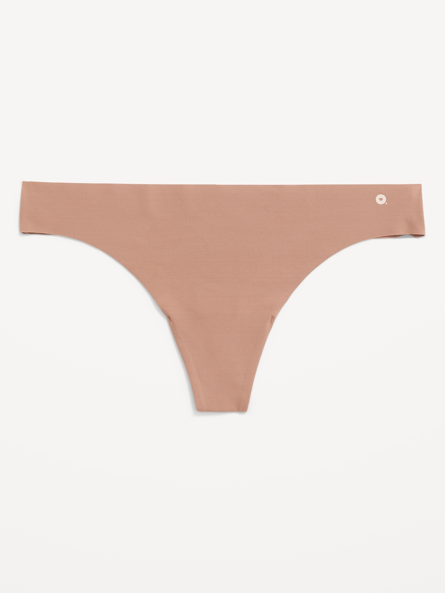 Old Navy Low-Rise Soft-Knit No-Show Thong Underwear brown. 1