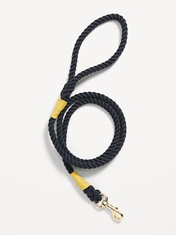 Navy Rope Dog Leash