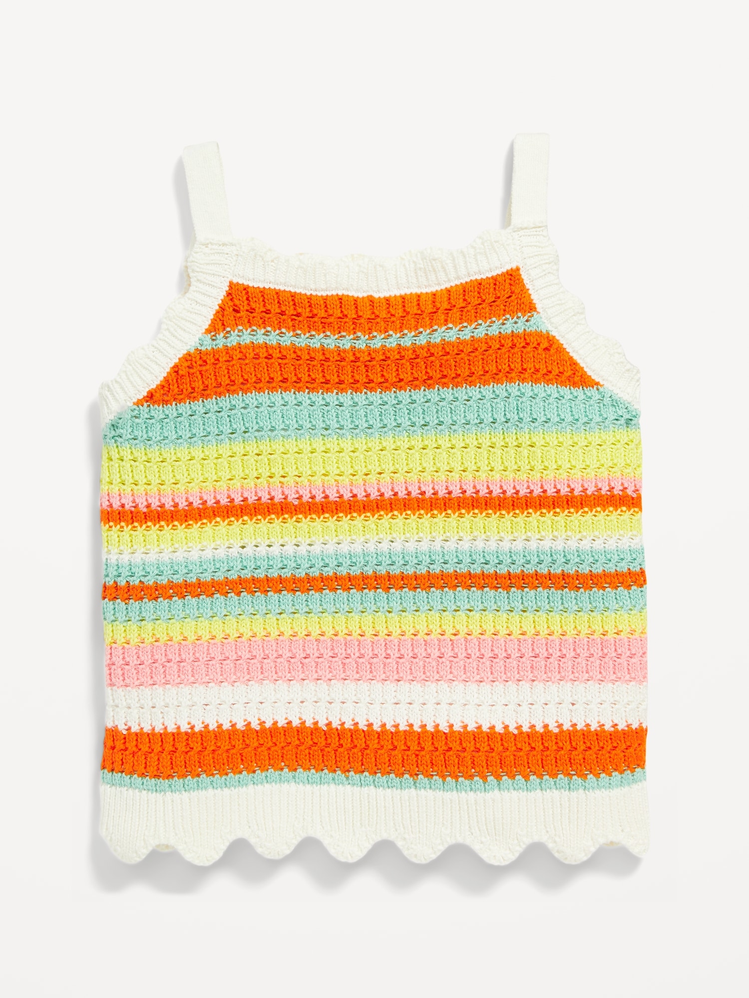 Fitted Cropped Sweater Tank Top for Girls | Old Navy