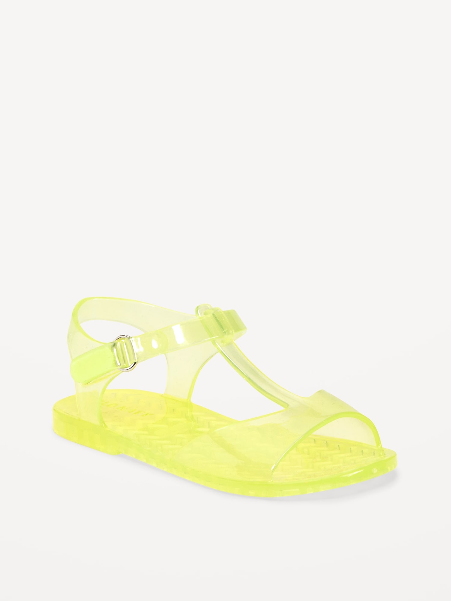 Old Navy T-Strap Jelly Flats for Toddler Girls green. 1