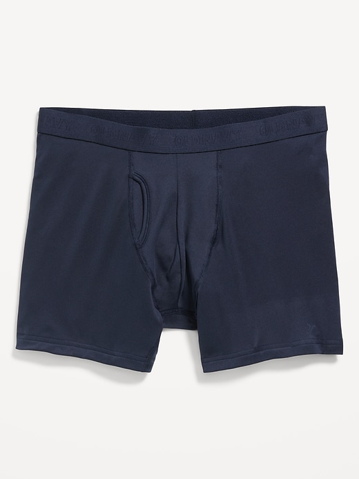 View large product image 1 of 1. Go-Dry Cool Performance Boxer-Brief Underwear -- 5-inch inseam