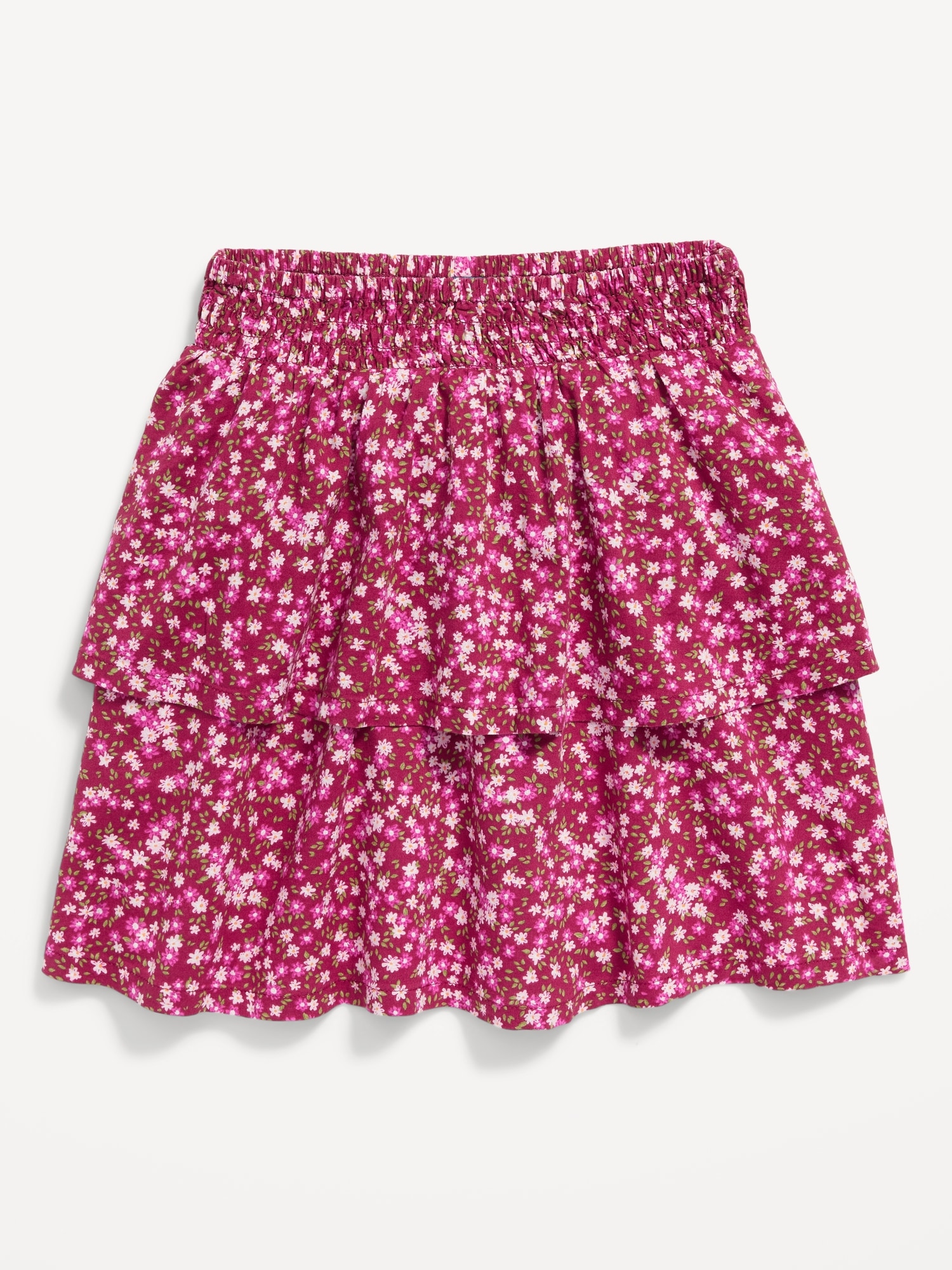 Printed Smocked Tiered Skirt for Girls | Old Navy