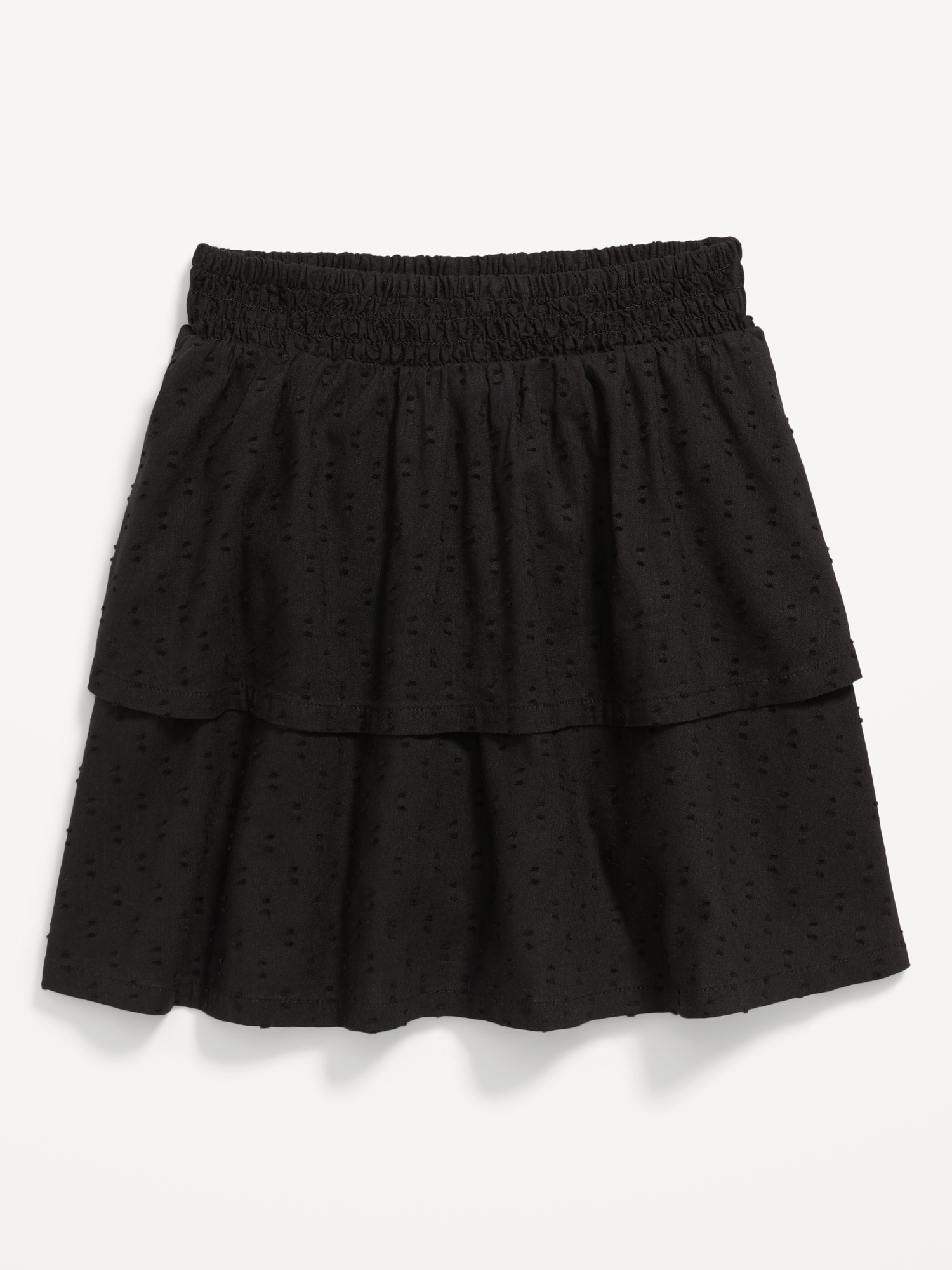 Smocked Clip-Dot Tiered Skirt for Girls | Old Navy