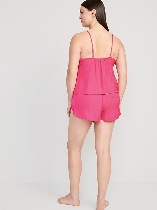 Image number 6 showing, Satin Lounge Tank Top and Shorts Set