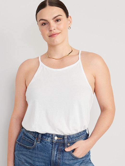 Image number 5 showing, Relaxed Halter Tank Top