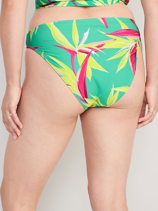 Image number 6 showing, Low-Rise V-Front French-Cut Bikini Swim Bottoms
