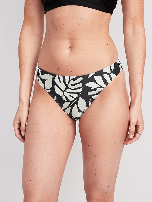 Image number 1 showing, High-Waisted Classic Bikini Swim Bottoms