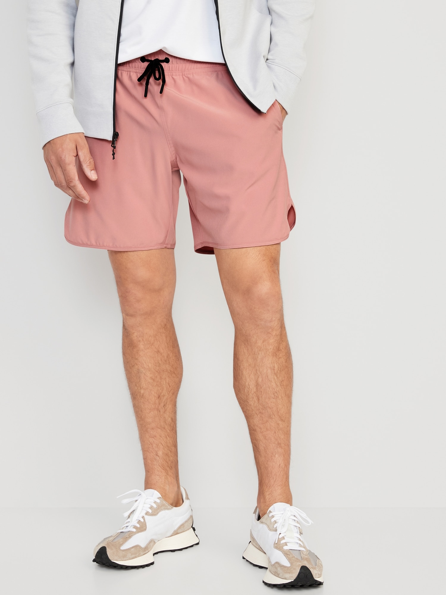 Old Navy StretchTech Rec Swim-to-Street Shorts -- 7-inch inseam pink. 1