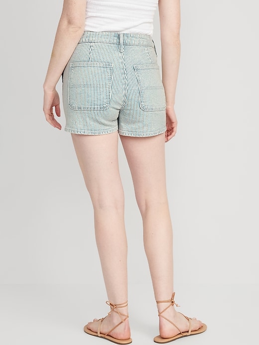Image number 2 showing, High-Waisted OG Straight Utility Shorts -- 3-inch inseam