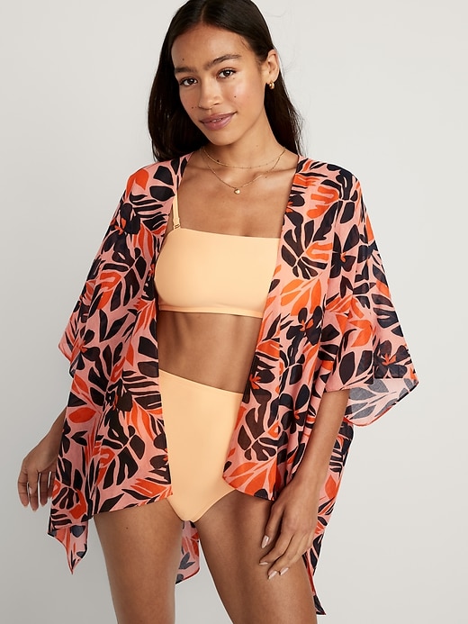 Matching Printed Swim Cover Up for Women