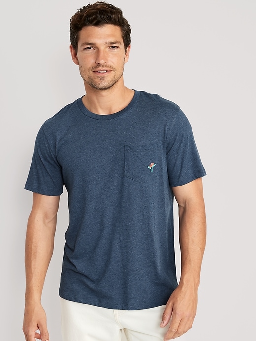 トップス POCKET & CREW 2PACK LS T-SHIRTS NAVY S POCKET & CREW 2PACK LS T-SHIRTS NAVY トップス