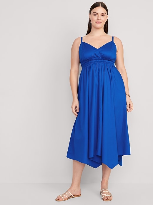 Image number 4 showing, Waist-Defined Sleeveless Smocked Maxi Dress