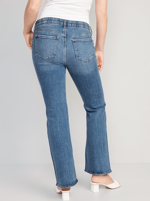 Image number 6 showing, Maternity Front Low Panel Flare Jeans