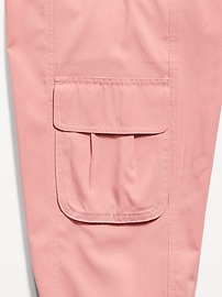 View large product image 5 of 5. High-Waisted StretchTech Cargo Jogger Performance Pants for Girls