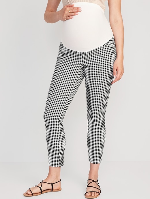 Image number 1 showing, Maternity Full Panel Pixie Ankle Pants