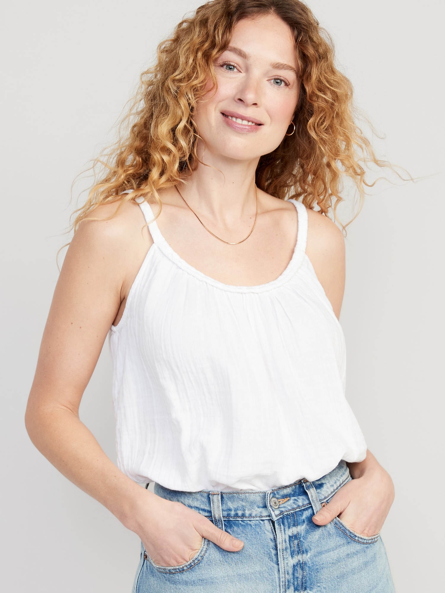 Braided-Strap Top | Old Navy