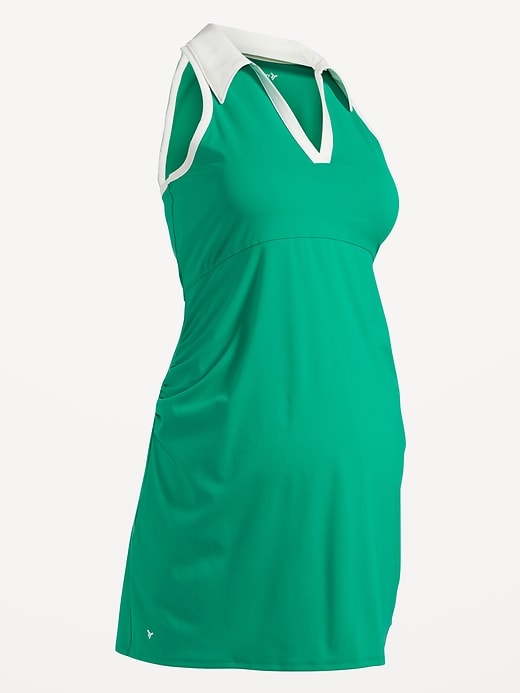 Image number 2 showing, Maternity PowerSoft Polo Dress