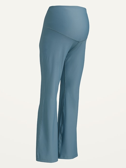 Image number 7 showing, Maternity Full Panel PowerSoft Flare Pants