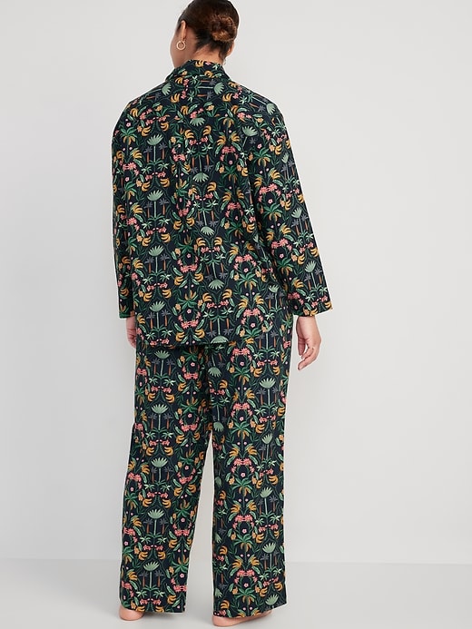 Image number 6 showing, Oversized Poplin Pajama Set