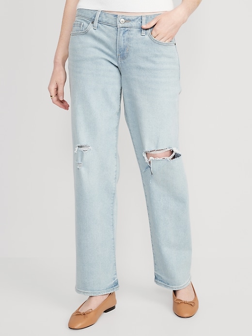 Low-Rise OG Loose Ripped Jeans for Women | Old Navy