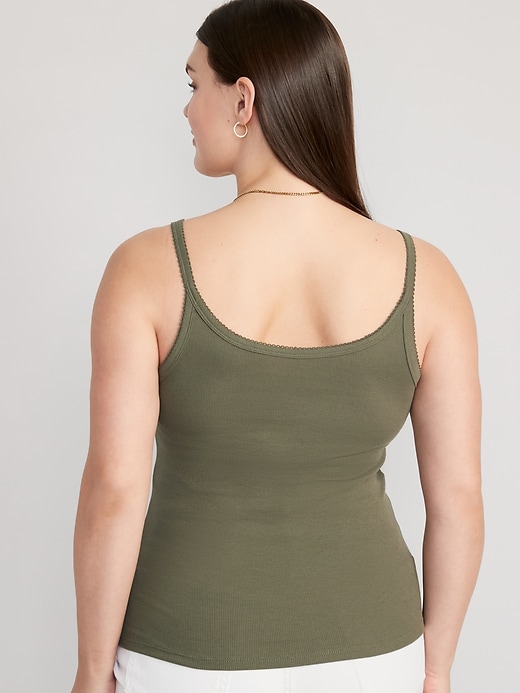 Image number 6 showing, Lace-Trim Tank Top