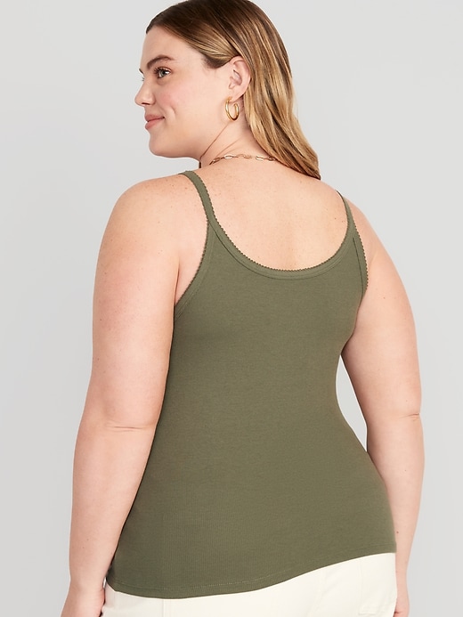 Image number 8 showing, Lace-Trim Tank Top