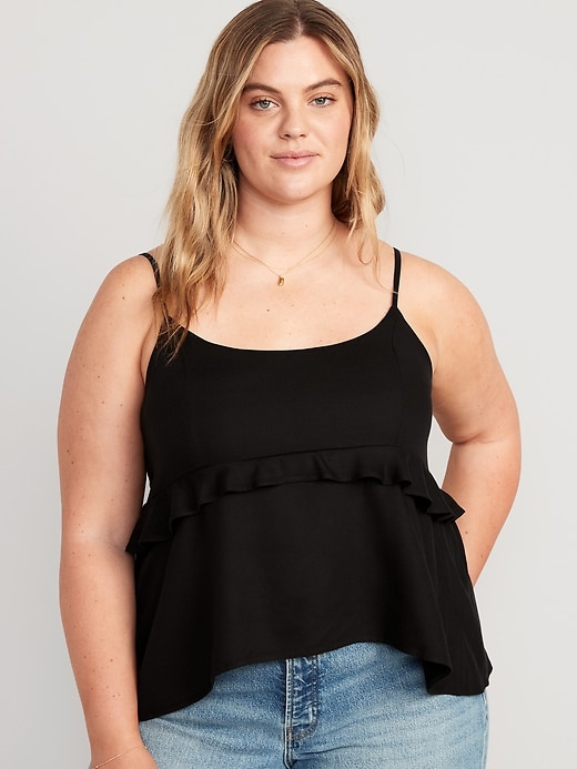 Image number 7 showing, Ruffle-Trim Cami Top