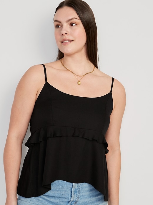 Image number 5 showing, Ruffle-Trim Cami Top