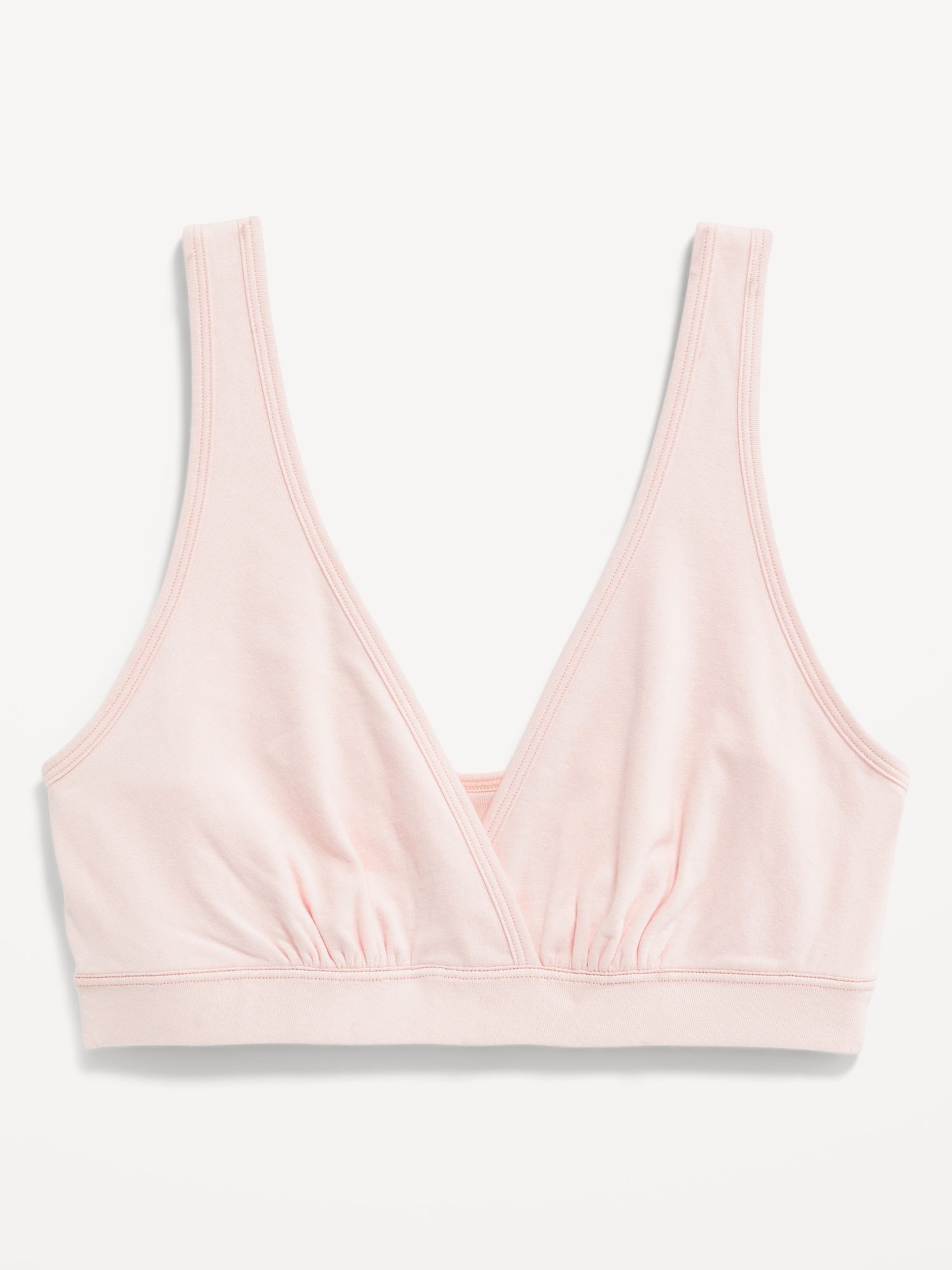 Maternity Cross-Front Cotton Nursing Bralette